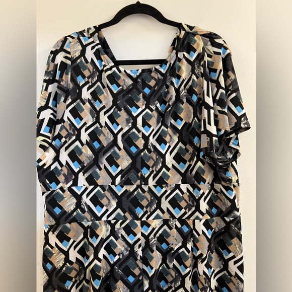 Anna Scholz dress 70’s style maxi stretch Dress 07. - Picture 12 of 16